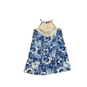 Lilly Pulitzer Pearl Soft Shift Dress Size 2 Costal Blue Womens